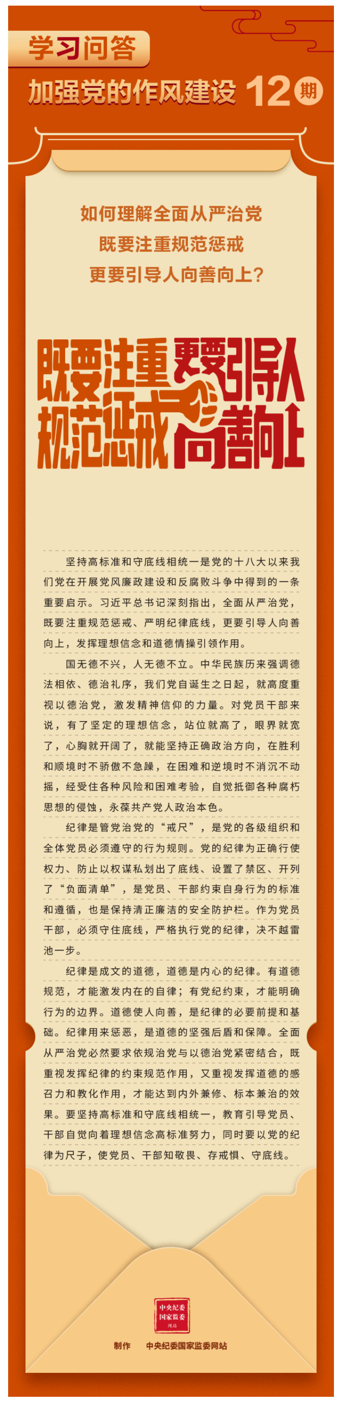 学习问答·加强党的作风建设⑫如何理解全面从严治党，既要注重规范惩戒更要引导人向善向上？————头条——中央纪委国家监委网站.png